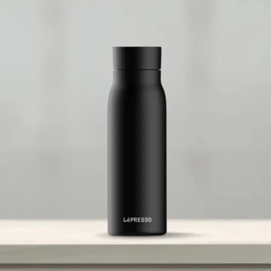LePresso 600ml Smart Hydration Vacuum Bottle